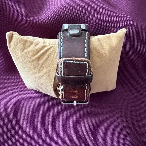 Fossil Architekt Women’s Watch – Brown Leather Cuff Strap (JR8130)